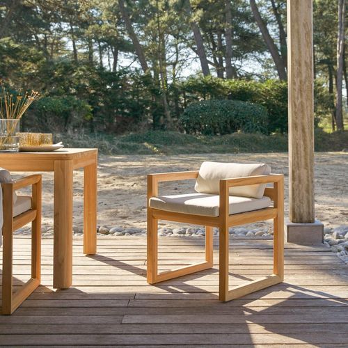 Gartenstuhl Noah aus massivem Teakholz