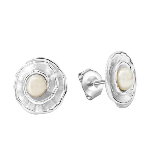 Celesta Silber Ohrring 925 Silber mit Süßwasserzuchtperlen