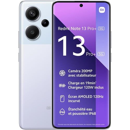 Xiaomi Redmi Note 13 Pro+ 256GB - Violett - Ohne Vertrag