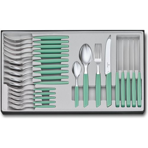 Victorinox Swiss Modern Besteck-Set 24 tlg. Mint-Grün