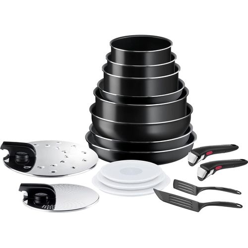 Tefal L1599702 Ingenio Easy On Kochgeschirr 17-tlg. schwarz
