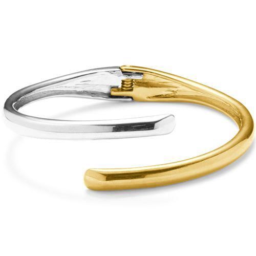 Wasserfester Armreif mit Scharnierverschluss, Damen,  Sonstige, Messing, by Lands' End