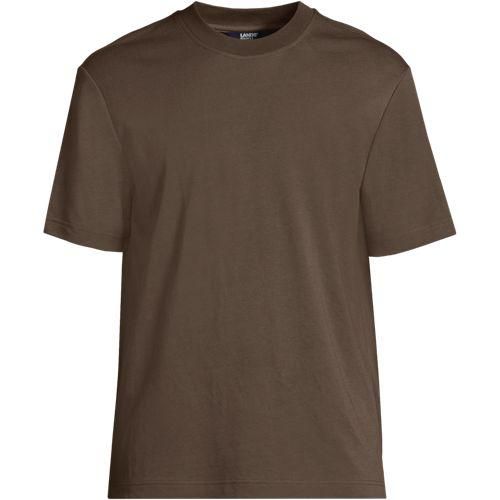 Premium Piqué-Shirt, Herren,  Braun, Baumwolle/Polyester, by Lands' End