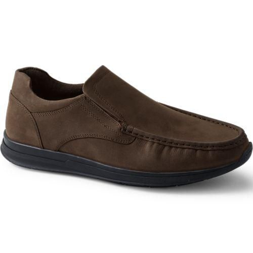 Slipper aus Leder, Herren,  Braun, Leder, by Lands' End