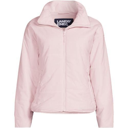Leichte verstaubare Steppjacke, Damen,  Weiß, Nylon-Mischung, by Lands' End