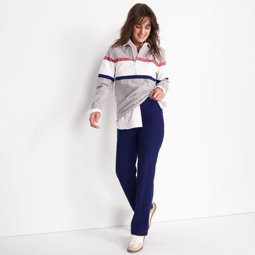 Starfish Pant Stretch-Freizeithose, Damen,  Blau, Baumwoll-Mischung, by Lands' End