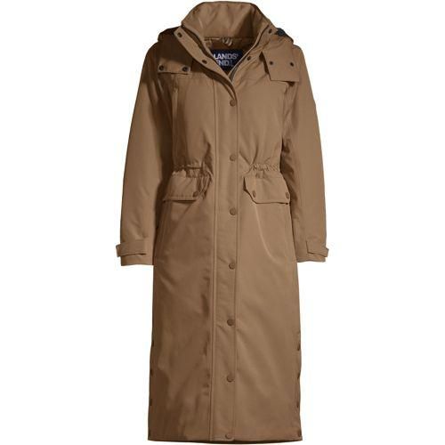 Maxi-Daunenmantel EXPEDITION, Damen,  Beige, Polyester/Daunen, by Lands' End