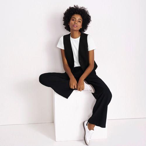 Anzugweste, Damen,  Schwarz, by Lands' End