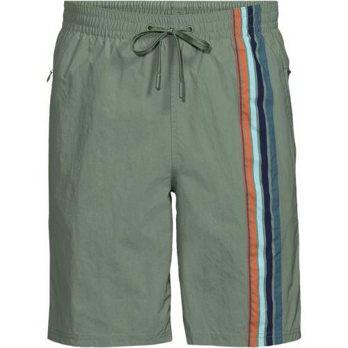 Badeshorts mit Hydroliner, 23 cm, Herren,  Grün, by Lands' End