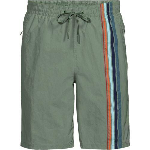 Badeshorts mit Hydroliner, 23 cm, Herren,  Grün, by Lands' End