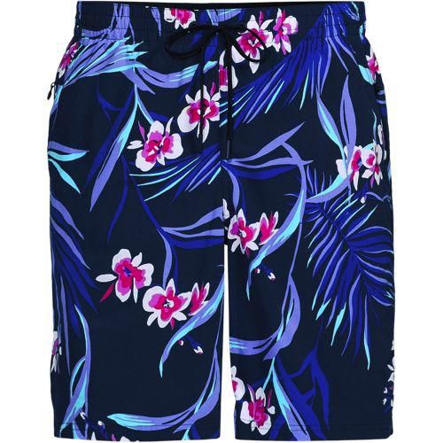 Badeshorts mit Hydroliner, 23 cm, Herren,  Blau, by Lands' End