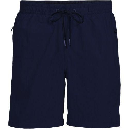 Badeshorts mit Hydroliner, 18 cm, Herren,  Blau, by Lands' End