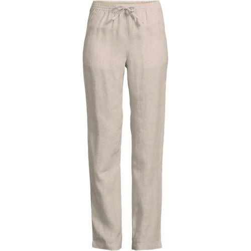 Relaxte Premium Reinleinen-Schlupfhose für Damen in Plus-Größe, Damen, size: plus, Elfenbein, Leinen, by Lands' End