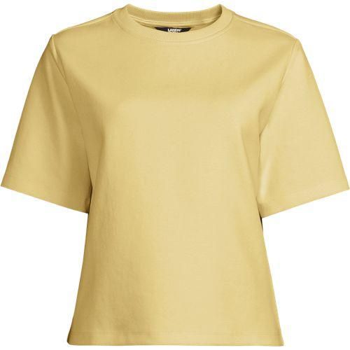 Deluxe Soft Shirt mit Rundhalsausschnitt, Damen,  Sonstige, Baumwolle/Polyester-Mischung, by Lands' End