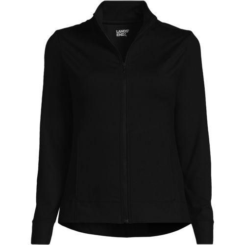 Active Jacke, Damen,  Schwarz, Elasthan/Polyester, by Lands' End