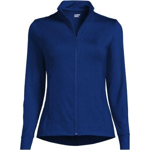 Active Jacke, Damen,  Blau, Elasthan/Polyester, by Lands' End