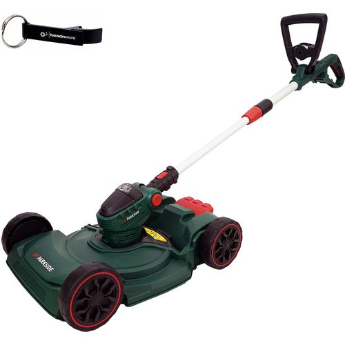 PARKSIDE® 20V 3in1 Akku Multi Rasen Trimmer PAMT 20 im HEADNMORE® Bundle + HEADNMORE® Schlüsselanhänger (ohne Akku)
