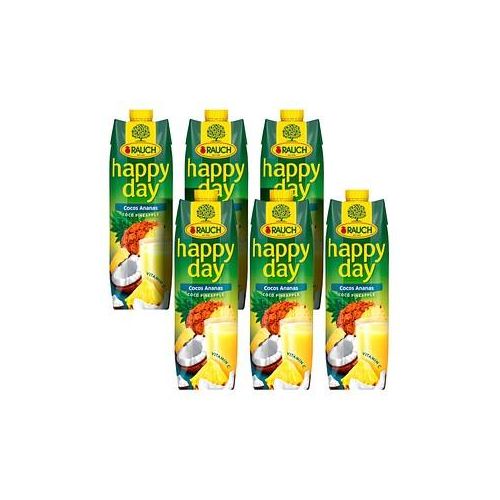 happy day Fruchtsaftkonzentrat Ananas, Kokos 6x1,0 l