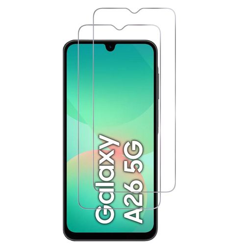 Schutzfolie Samsung Galaxy A26 5G Gehärtetes Glas - Gehärtetes Glas - Transparent