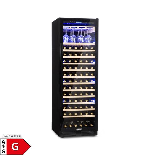 Vinovilla Grande 165 Built-in Uno Onyx Weinkühlschrank 433 Ltr 165 Fl. Schwarz 165 Flaschen 1 Kühlzone