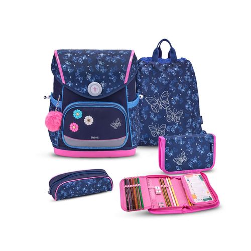 Rucksack Compact Plus Premium Schulranzen Set 4-teilig Sapphire Tasche