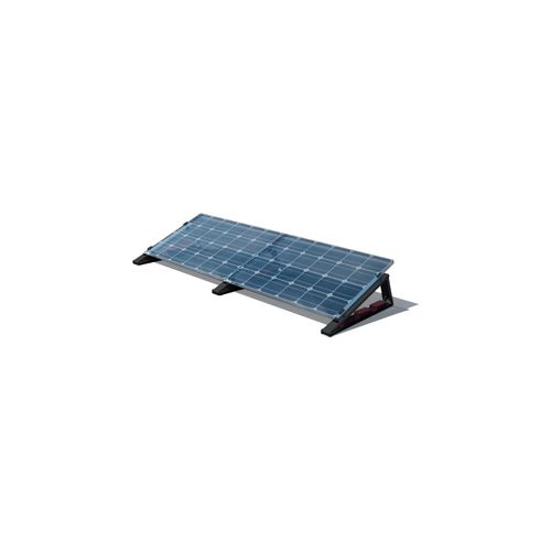 Flachdach-Aufständerung – “Flat-Flex”-Set Black Line – für 2 x PV-Module (nebeneinander)