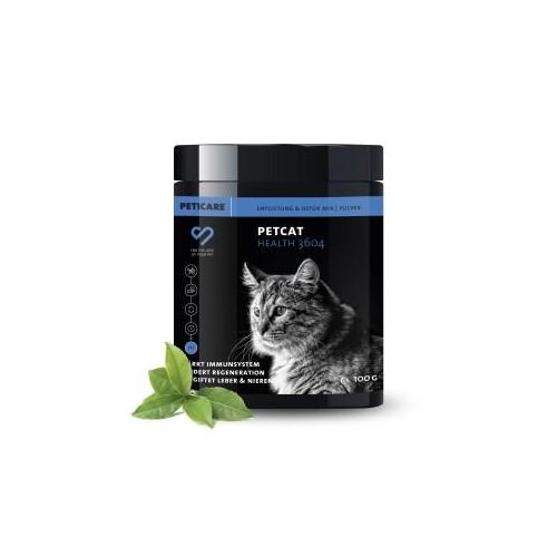 Peticare Detox Entgiftung Pulver für Katzen, reinigende Formel