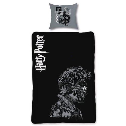 Harry Potter - Adult Size 140 x 200 cm - Glow in The Dark - Bettwäsche