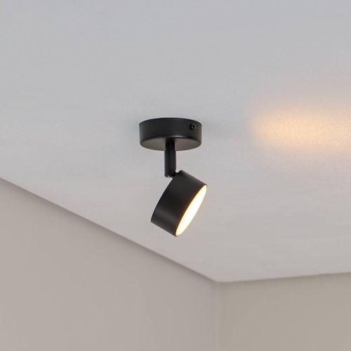 Deckenstrahler Nemo, 15 cm, schwarz, beweglich, GX53