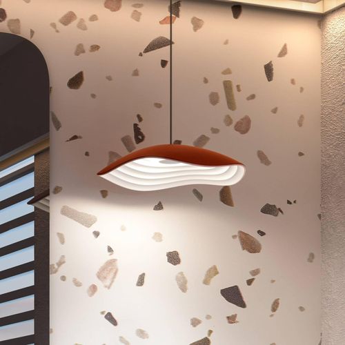 Bover LED-Einbau-Hängelampe Valentina S24, terracotta/weiß