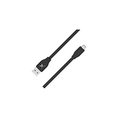 XLayer Ladekabel USB-C Male USB Micro A Male 2 m Schwarz