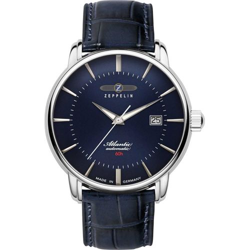 Zeppelin 8460-3 Herrenuhr Automatik Atlantic Dunkelblau