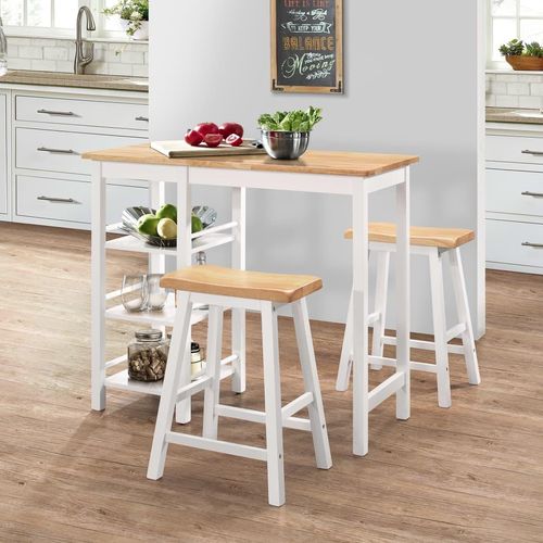 Bar Set 3 Stück Mdf | Anzahl der Artikel: 3 | Farbe: Weiß