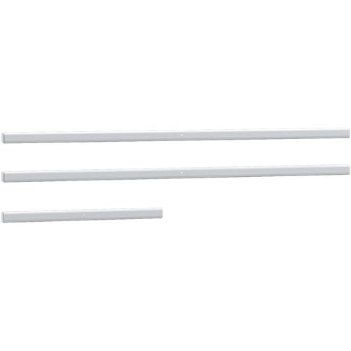 Schrankleuchte FORTE, silber (chrom glänzend), H:2,7cm L:107cm T:1,5cm, Lampen, Kleiderstangenbeleuchtung, optimale Übersicht, 2 x 107 cm 1 x 47,4 cm