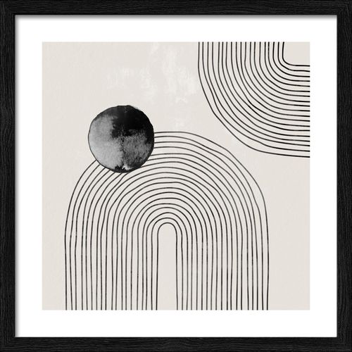 Gerahmtes Bild STONE CIRCLES I