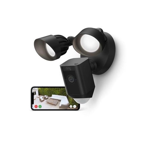 Ring Floodlight Cam Wired Plus - Schwarz