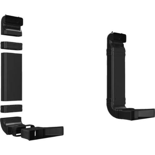 Bosch | Umluftset S und Krümmer L (60 cm) | HEZ9VDKR1 | Schwarz