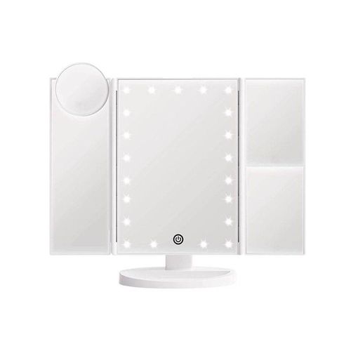 UNIQ Hollywood trifold make up spejl - hvid