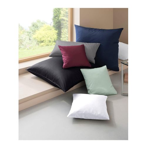 Bettwäsche KAEPPEL Gr. 3, rot (burgund), B/L: 155cm x 220cm, , Mako-Satin, B/L: 80cm x 80cm, Mako-Satin, 100% Baumwolle, Bettwäsche