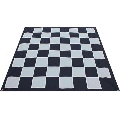 Lebensgroße Chess Checkerboard - 500x500 cm - Robustes Nylon mit Heringen