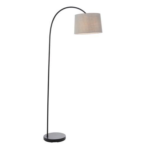 Stehleuchte Carlson | 1-flammig | 60W E27 | Metall/Textil