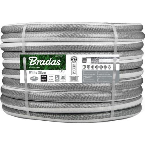 Bradas Gartenschlauch NTS WHITE SILVER 3/4