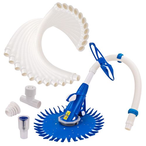DEMA Poolreiniger Set Reinigungsset Reinigungssystem durch Wasserkraft für Pool