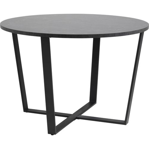 Amst Esstisch Marmor print schwarz.