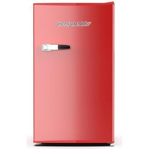 Kühlschrank Gefrierfach freistehend Retro 83 cm 90 Liter Rot Respekta