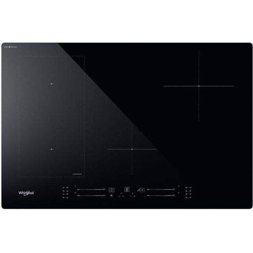 Whirlpool WL S2177 CPNE Einbau-Induktionskochfeld mit 4 Kochstellen, 77 cm, Schwarz