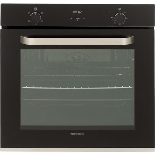 Telefunken Backofen Einbaugerät | Einbaubackofen ohne Kochfeld | Ofen autark mit 73 Liter Volumen | 60 cm | B-OV-75-A-I