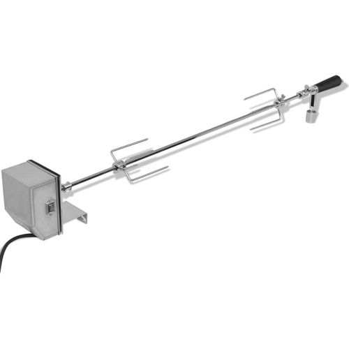 Grill Rotisseriespieß mit professionellem Motor Stahl 1200 mm
