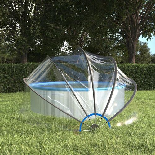 Möbel Pool-Kuppel Rund 376x188 cm PVC - Poolzubehör 93813