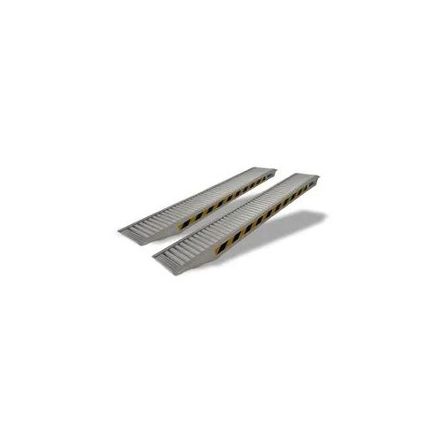 TRUTZHOLM 2 x Schwerlastrampen 212cm Traglast 3800kg/Paar Alu grau geriffelt ...